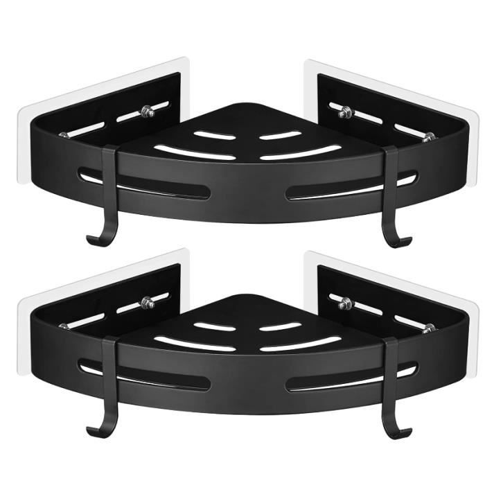 ELYKEN Étagère D'angle De Douche En Métal Antirouille Avec Porte-savon