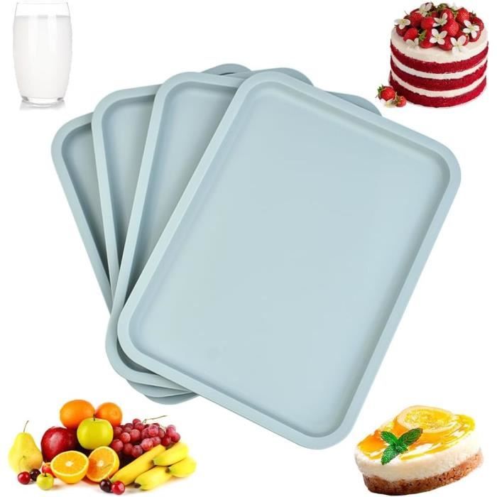 Plateau décoratif rectangulaire en aluminium Plateau décoratif rectangulaire en aluminium