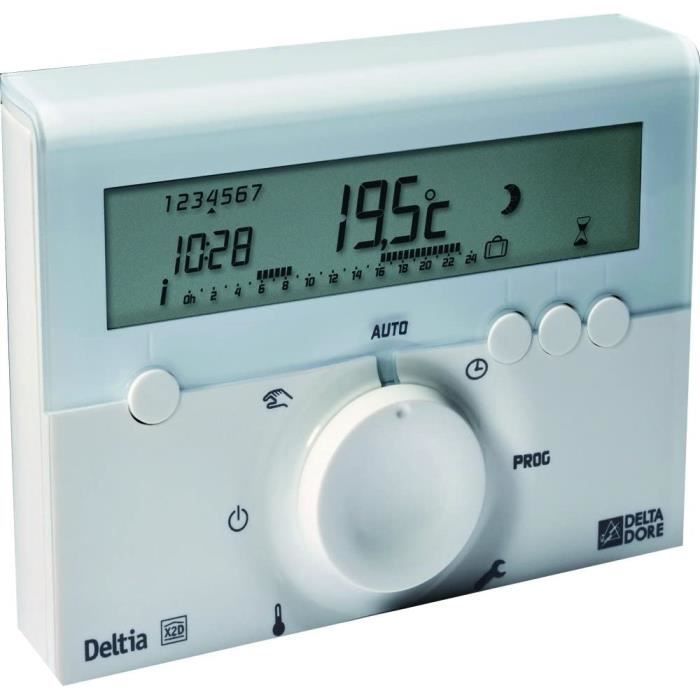Programmateur filaire pour chaudière, pompe à chaleur ou radiateurs — free download