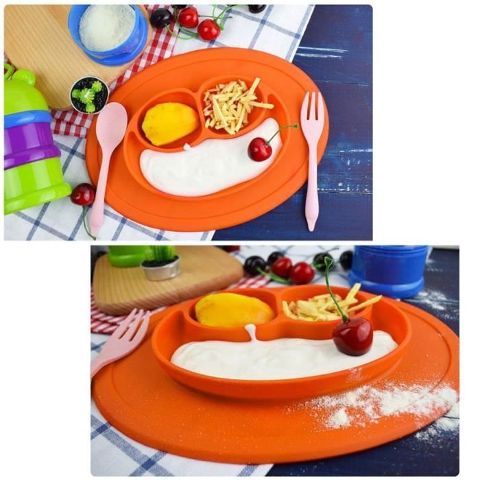 Set De Bebe Assiette Vaisselle Nourrir Enfant Tapis En Silicone De Haute Qualite Pour Repas De Bebe Enfants Orange Cdiscount Puericulture Eveil Bebe Set De Bebe Assiette Vaisselle Nourrir Enfant Tapis En Silicone De Haute Qualite Pour Repas De Bebe Enfants Orange Cdiscount Puericulture Eveil Bebe