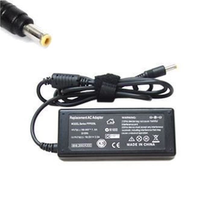 Chargeur Secteur 90W (19V, 4.74A) Pour PC Portable – Embout 5.5 X 2.5mm – Toshiba, Acer, Asus…