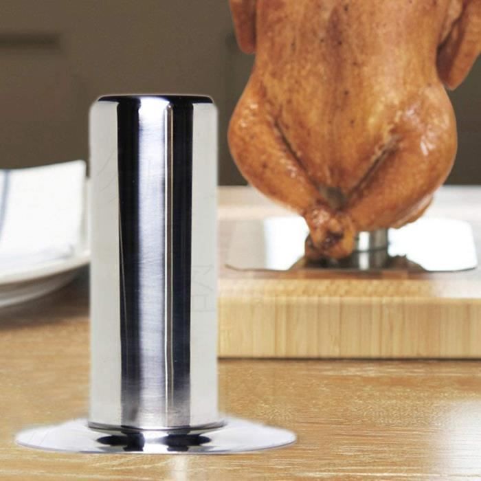 Grille Verticale Pour Air Fryer – Support En Acier Inoxydable Pour Poulet, Bacon, Brochettes, Cuisson Homogène Sans Gras