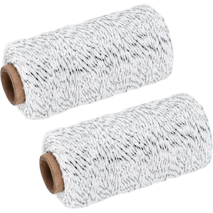 Ficelle De Jute 2mm - 160 Mètres - Naturelle Pour DIY, Décoration, Jardin