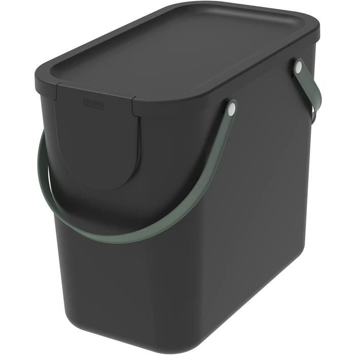 Panier à Provisions Rotho Albula 25L - Vert, Plastique Recyclé