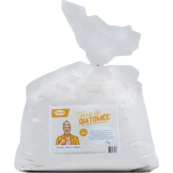 Naftalina Pura In Palline Terre De Diatomée PLANTAWA 5Kg - 100% Naturelle Non Calcinée Multi-Usages Terre Diatomée Non Calcinée