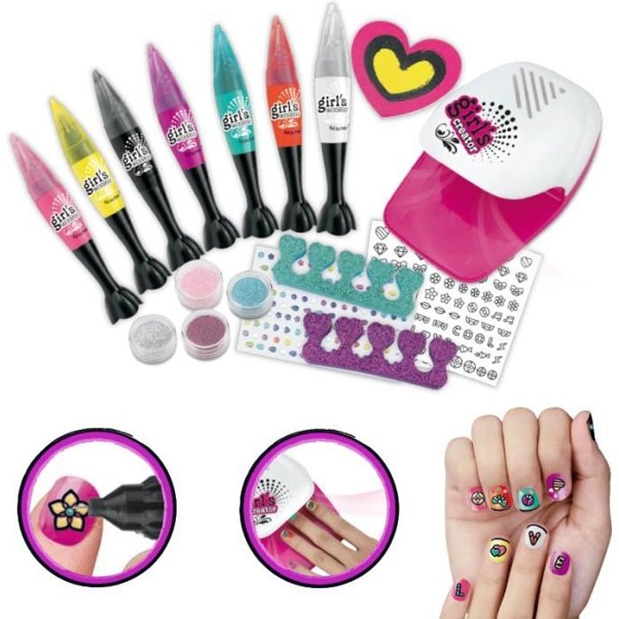Kit De Maquillage Enfant, 18 Pièces Enfants Maquillage Set Filles Pretend  Jouet Fard À Paupières Vernis À Ongles - Cdiscount Jeux - Jouets