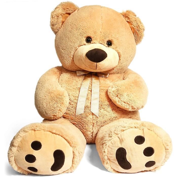 39 pouces Teddy Bear en peluche, ours en peluche câlin géant