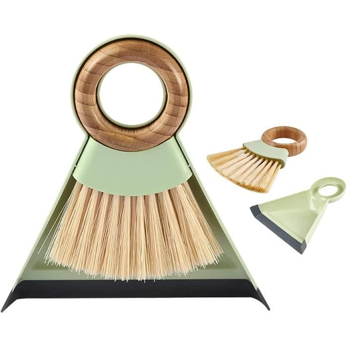 MUCKLILY - Lot De 2 Petits Balais à Main En Sorgho Pour Nettoyage Des Surfaces Délicates