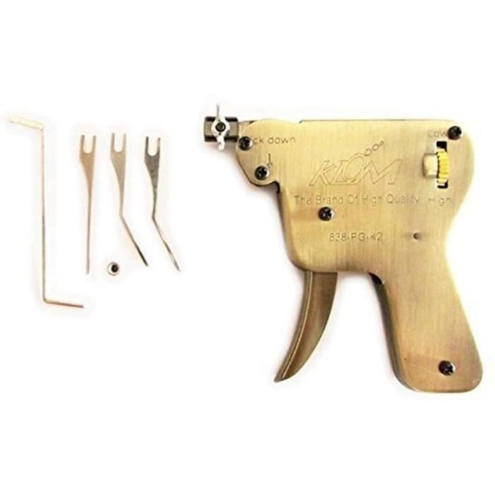 Kit Crochetage Serrurier Loboo - 2 Outils Professionnels Argent Et Vert