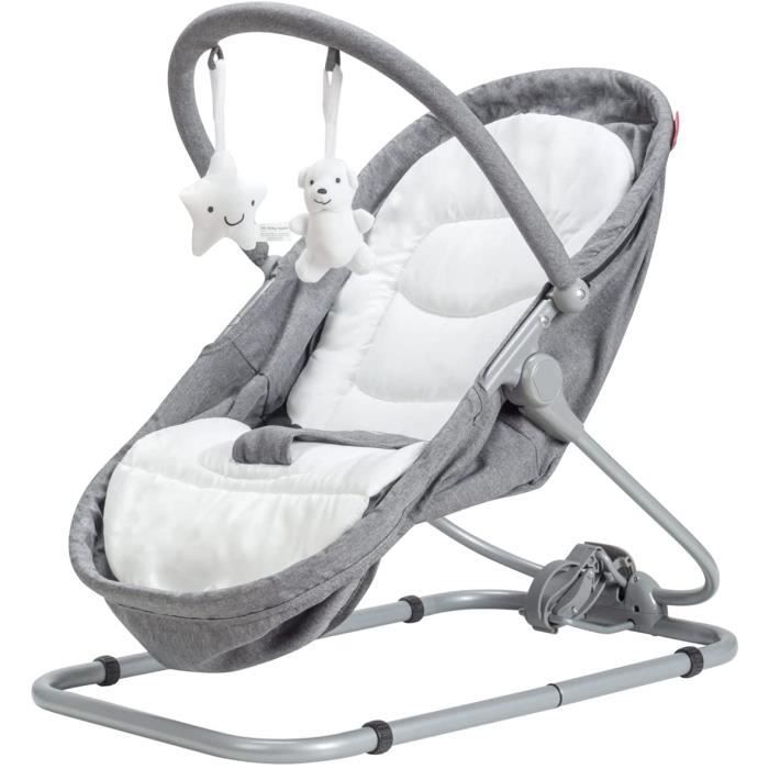 Moby-System Centre D'Activités Bébé - Boîte Pliante 200x180cm Avec Base Antidérapante, Protection Imperméable Et Sac De Transport, Gris