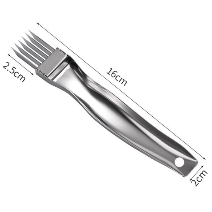 StyleB - Trancheuse à Fourchette à Oignon Créative En Acier Inoxydable, Gadgets De Cuisine - 10