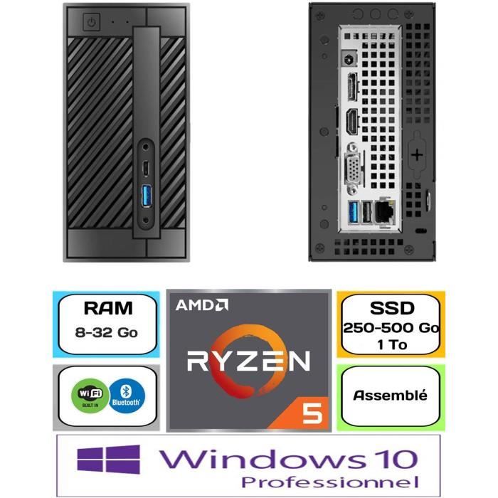 Deskmini A300 Ryzen 3400G Windows10 自作PC