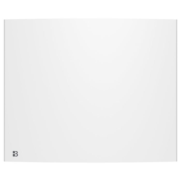 Radiateur électrique fixe à inertie sèche fonte - BESTHERM - BIA 1000W - horizontal blanc