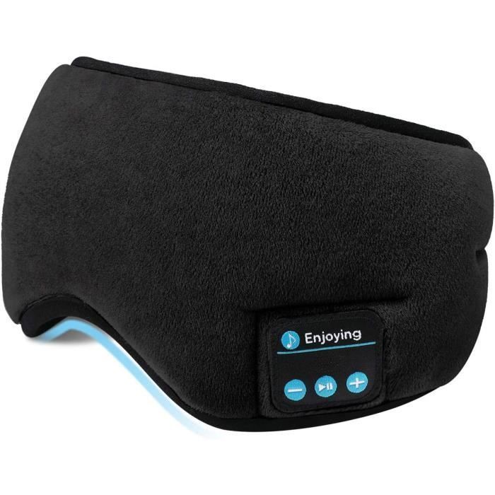 Masque De Sommeil Bluetooth - Écouteurs Intégrés, 10h Autonomie | Pour Dormeurs Latéraux Et Voyages