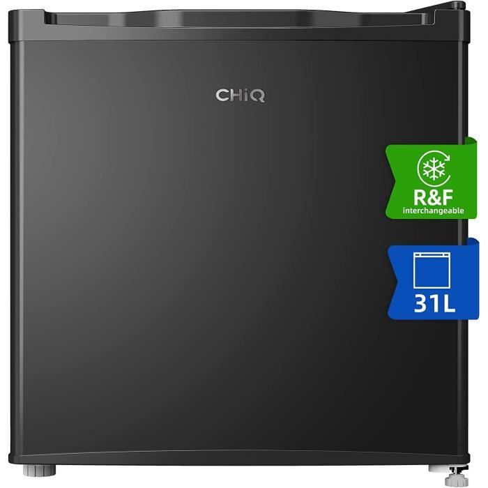 CHIQ CSD31D4E, 2 en 1, double usage en mode mini réfrigérateur ou congélateur 31L, congélation 4 étoiles, silencieux