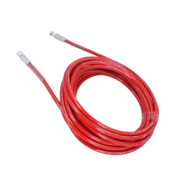 Tuyau Haute Pression Tuyau Airless Haute Pression 13m 1/4 - 5000 PSI - Pour Pulvérisateur Peinture Accessoire Peinture Professionnel