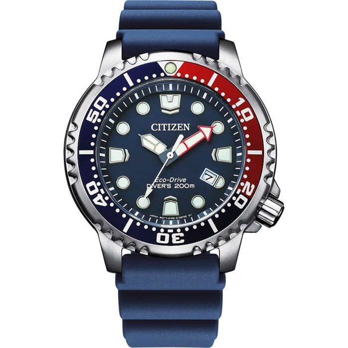 Montre Citizen - Hommes - BN0168-06L - Energie solaire - Etanche 20 Atm - Bracelet Polyuréthane Bleu