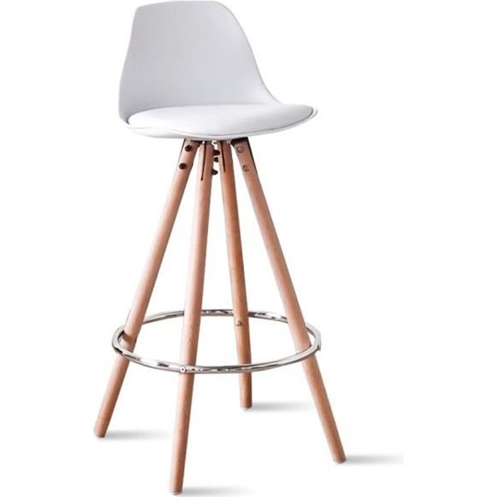 Tabouret de bar blanc - Soren Tabouret de bar blanc - Soren