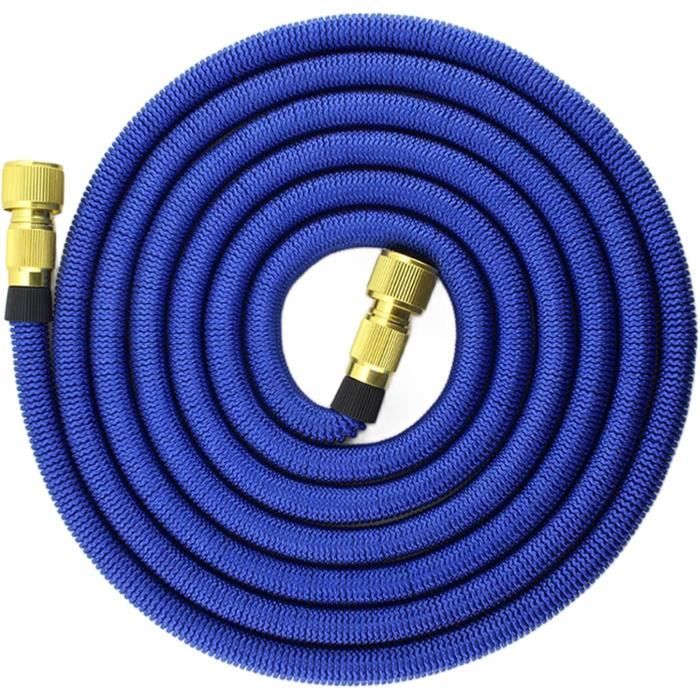 Tuyau D'Arrosage Flexible 60m Avec Buse 7 Modes - Anti-Enchevêtrement Robuste Pour Jardin