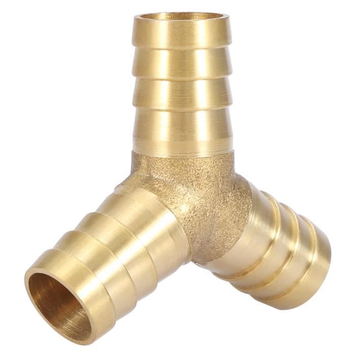 Raccord Barbelé En Laiton 90° - 1/4 NPT Mâle X 1/4" Tuyau Barbelé - Adaptateur De Connexion