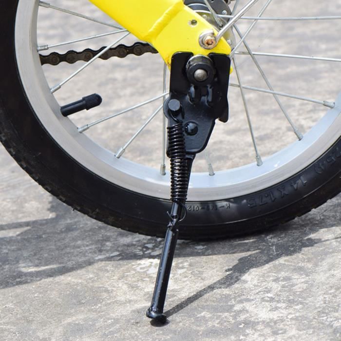 Support Stationnement Béquille Vélo Enfant QHKLEW - Support Unilatéral Aluminium Réglable | Vélos Enfants Équilibre Support Vélo Alliage Aluminium