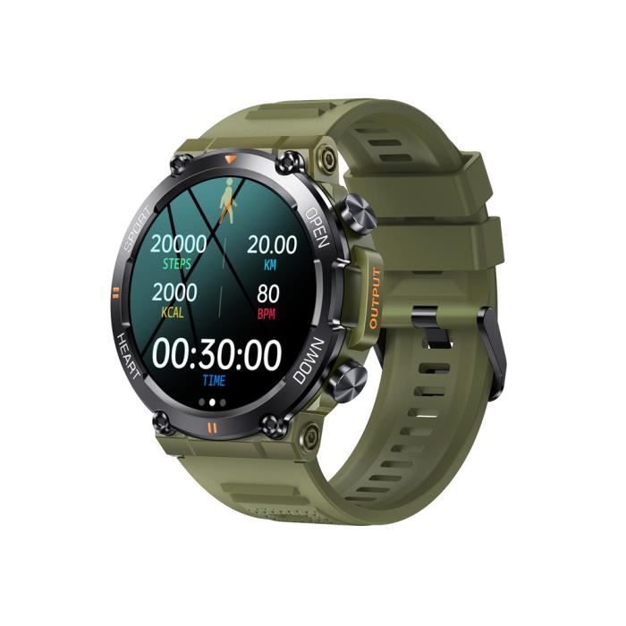Montre Connectée Tactile Sport - EKO - 5.0 - Auto-éclairage Intelligent - Anti-vol - IP-68