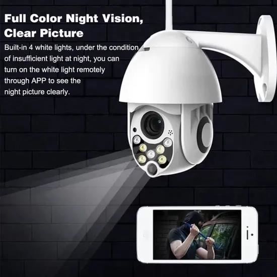 CAMÉRA IP SANS Fil CaméRa de Surveillance Wifi 1080P Nocturne à