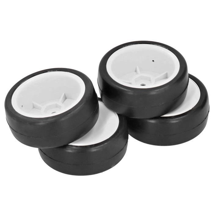 2 Pneus Avant En Caoutchouc Pour WLtoys 124007 – 75 Mm, Adhérence Renforcée – Remplacement Durable Pour Voiture RC 1/12