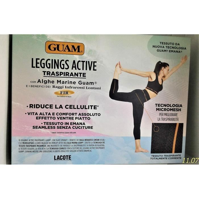 Guam Leggings Active Respirant Avec Algues Taille L-XL 48-50 Opaque Sans  Couture Effet Ventre Plat - Cdiscount Santé - Mieux vivre