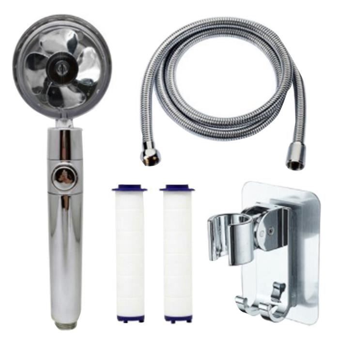 Pommeau De Douche À Hélice Rotative À 360 Degrés Universelle