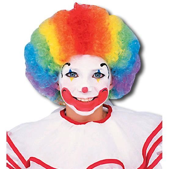 Perruque de clown enfant multicolore HORRORSHOP Accessoire de