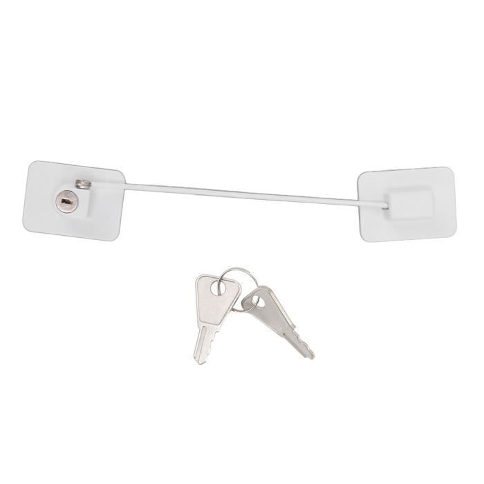 Serrure De Toilette Enfants - Sécurité Bébé - Adhésif 3M - Blanc - SAFELON