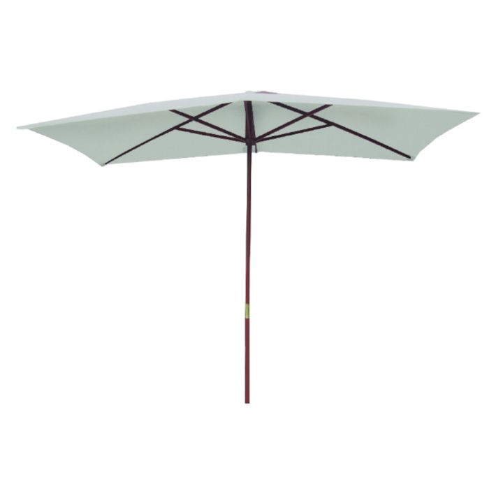 Parasol Oleron 2x3m - Gris - KETER - Mât droit - Manuel - Rectangulaire