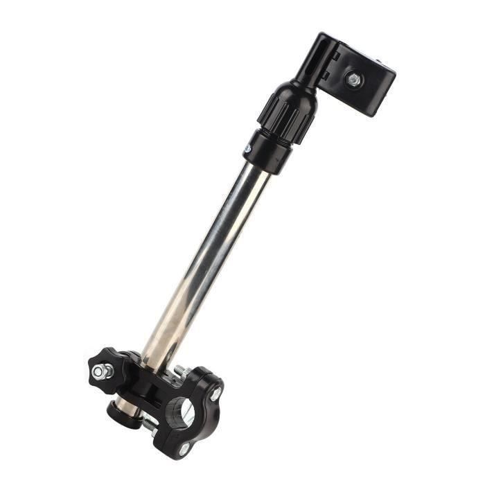 Porte-Parapluie Réglable Nannigr - Support 360° Pour Poussette, Vélo, Fauteuil Roulant (Noir)