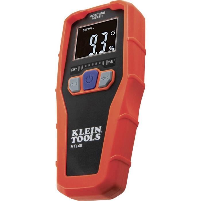 Humidimètre pour matériaux Klein Tools ET140 ET140 Plage de mesure de lhumidité de construction 0 à 100 % vol Plage de m