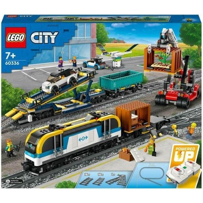 LEGO® City - Le Train de Marchandises - 60336 - Cdiscount Jeux
