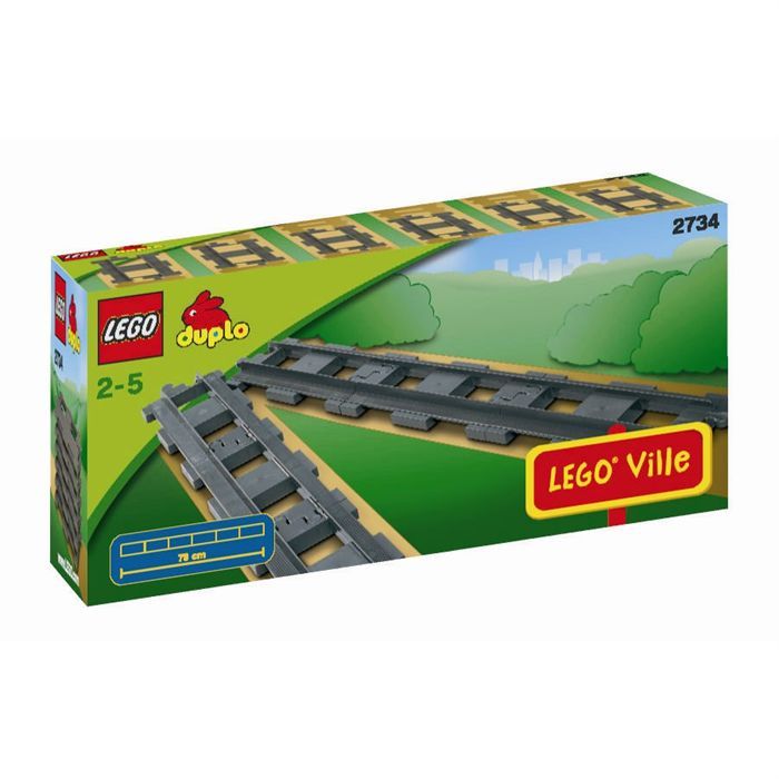 Piéce lego gris froncé rail droit