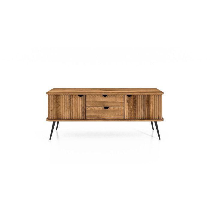 Meuble tv bois hêtre amalfi 144x46 cm Meuble tv bois hêtre amalfi 144x46 cm