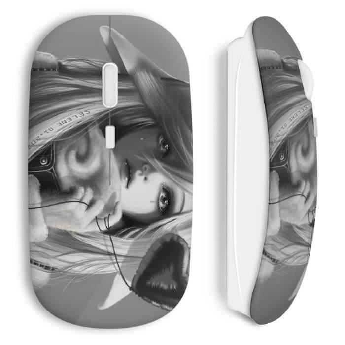 Souris grise avec sa sucette - Girl main image 0