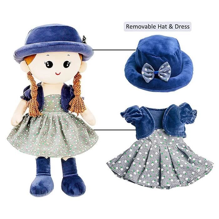 SURENHAP jouet de poupée de princesse Poupée de chiffon pour bébé fille  Jouet de poupée en peluche en peluche douce jeux peluche - Cdiscount Jeux -  Jouets