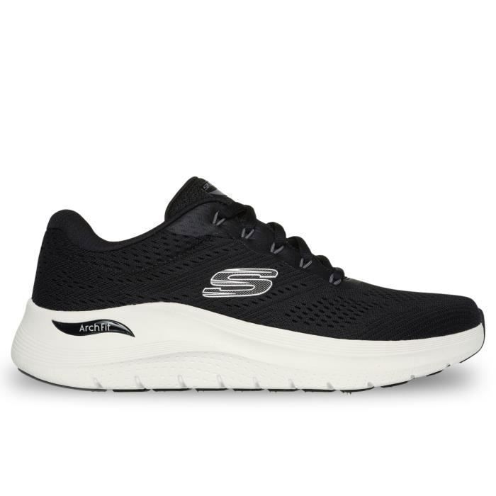 Skechers Chaussures Skechers Arch Fit 2.0 pour Homme Noir - Lacets - Synthétique