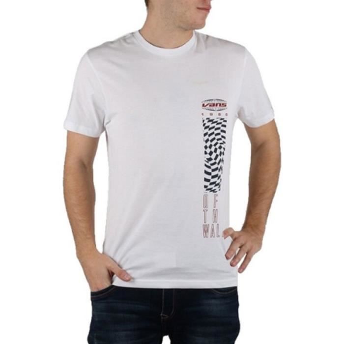 t shirt vans homme blanche