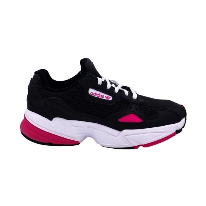 Sneakers ADIDAS FALCON W - Nero Rosa Bianco - EE5123 - Mixte - Adulte - Plat - Synthétique - Lacets