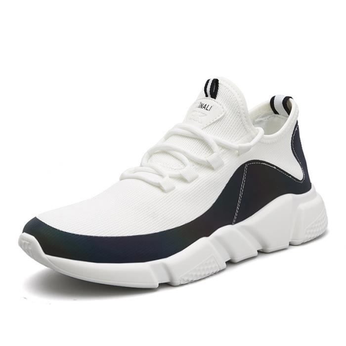Chaussures De Basket Pour Homme BINQER - Tige Légère Respirante, Semelle Caoutchouc Antidérapante - Pour Intérieur/extérieur Et Style Décontracté