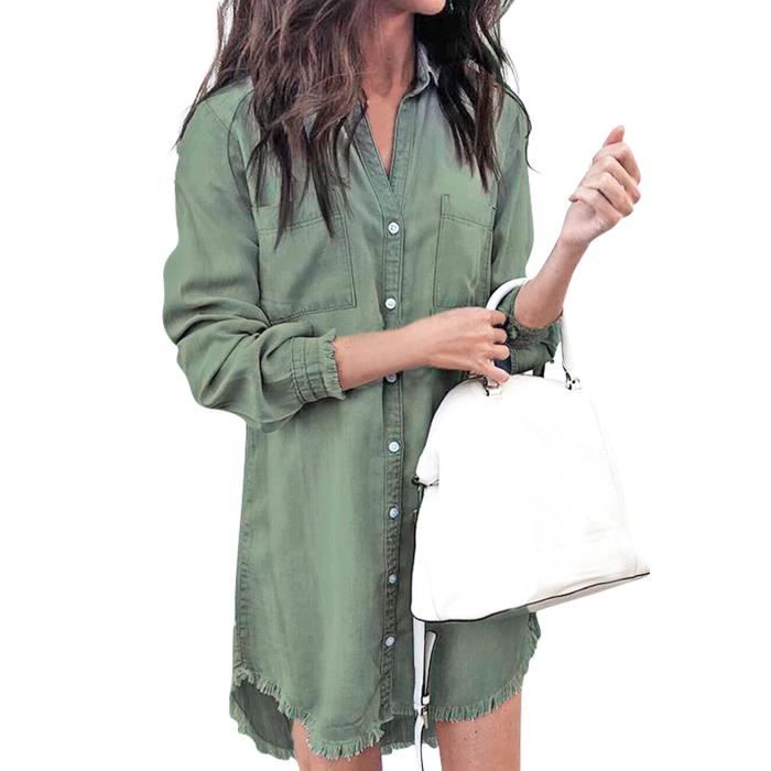 AmzBarley Robe Femme Conception de Manche Longue Gland Robe