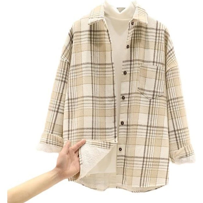 Veste a carreau bucheron femme 2025