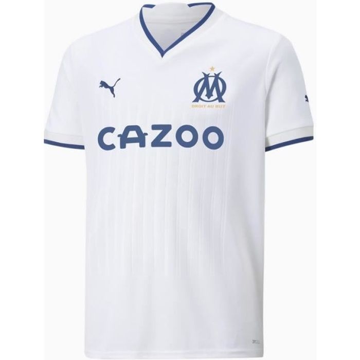Maillot domicile OM 2022/23 - blanc/bleu - Cdiscount Sport