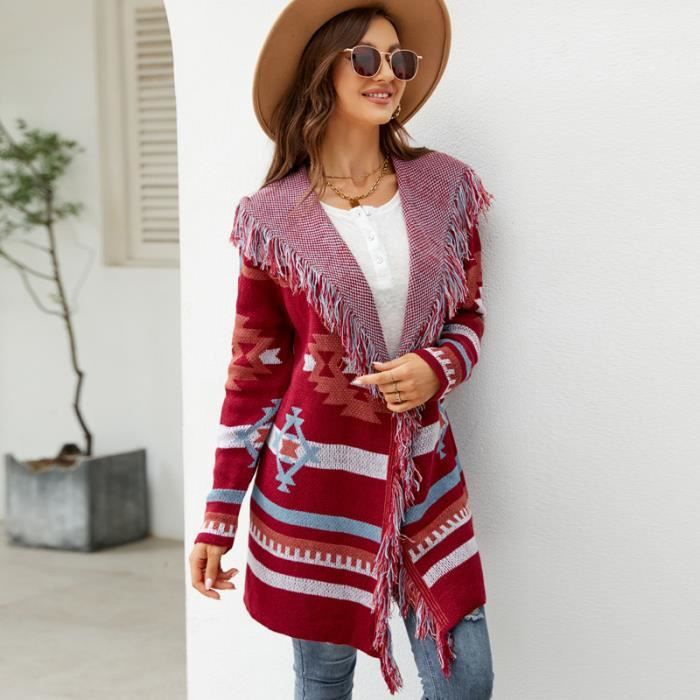 Gilet à franges femme cheap
