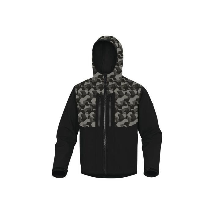 Veste Softshell Imperméable Et Respirante Camouflage - Taille L, Style Militaire Armée Française