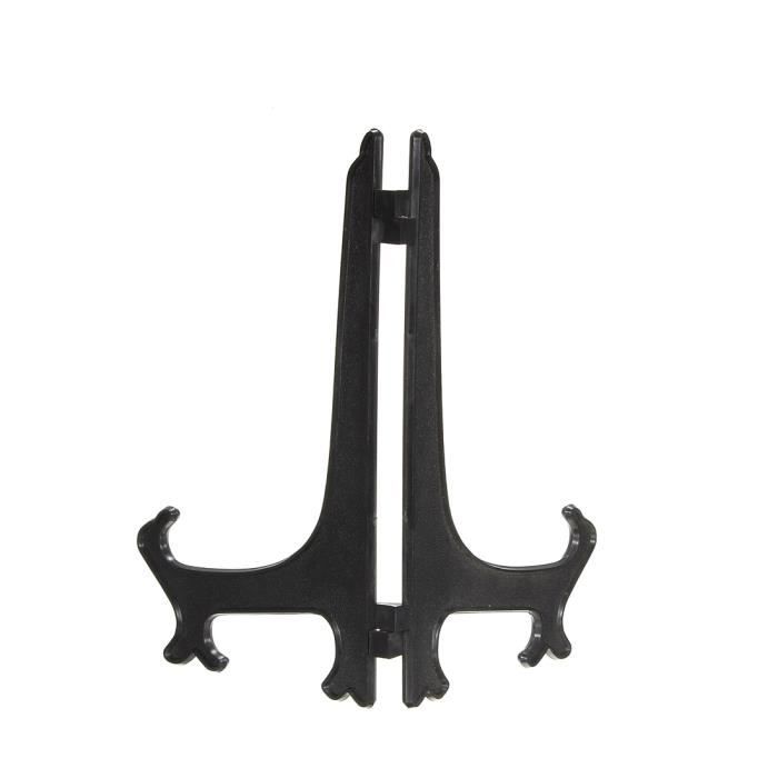 Présentoir à Assiettes En Bois – Lot De 3 Chevalets Pliables – Pour Exposition Photos, Livres, Décorations